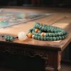 Lotus Cyan Bodhi Seed Success Bracelet Lotus Cyan Bodhi Seed Success Bracelet