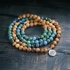سبحة شفاء من بذور البوذي التبتية 108 حبة Tibetan Bodhi Seed 108 Healing Mala