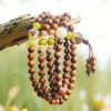 Pulsera de Protección de Mala de Madera de Rosa Tibetana Tibetan Rosewood Mala Protection Bracelet