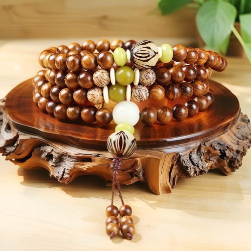 Gelang Perlindungan Mala Kayu Mawar Tibet Gelang Perlindungan Mala Kayu Mawar Tibet