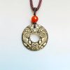 Collar de Pixiu con Obsidiana Dorada Brillante para la Abundancia Gold Sheen Obsidian Pixiu Wealth Necklace