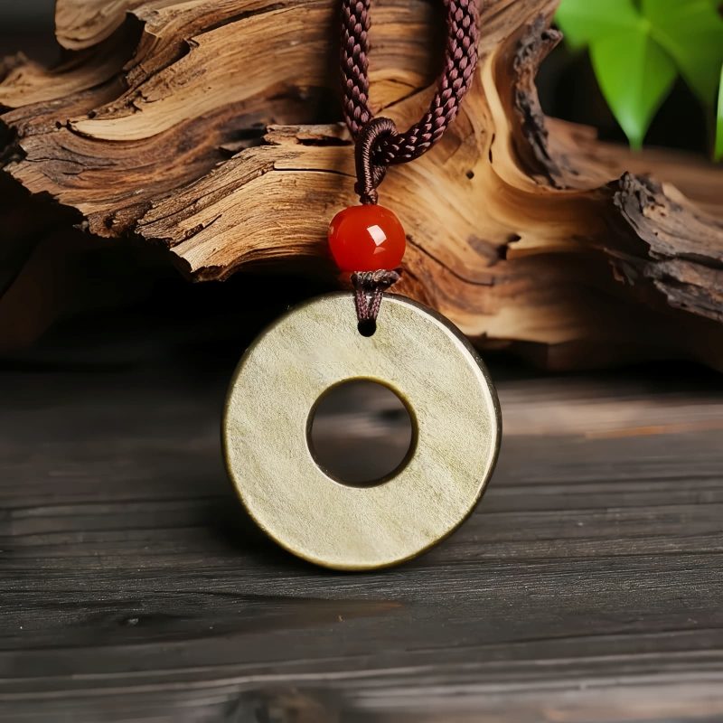 Collar de Pixiu con Obsidiana Dorada Brillante para la Abundancia Gold Sheen Obsidian Pixiu Wealth Necklace