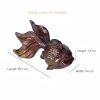 色が変わる鯉の魚レジンフィギュア Color Changing Koi Fish Resin Figurine