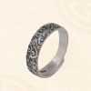 Anillo de la Suerte con Nubes Auspiciosas de Cobre Vintage Copper Vintage Auspicious Clouds Luck Ring
