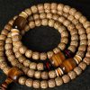Pulsera de Paz con Semillas de Bodhi y Ojo de Tigre Bodhi Seed Tiger's Eye Peace Bracelet