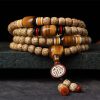 Pulsera de Paz con Semillas de Bodhi y Ojo de Tigre Bodhi Seed Tiger's Eye Peace Bracelet