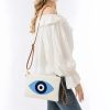 Bolso de Lona Hamsa Evil Eye Canvas Hamsa Evil Eye Crossbody Bag