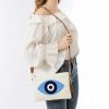 Bolso de Lona Hamsa Evil Eye Canvas Hamsa Evil Eye Crossbody Bag