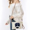 Bolso de Lona Hamsa Evil Eye Canvas Hamsa Evil Eye Crossbody Bag