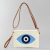 Bolso de Lona Hamsa Evil Eye Canvas Hamsa Evil Eye Crossbody Bag