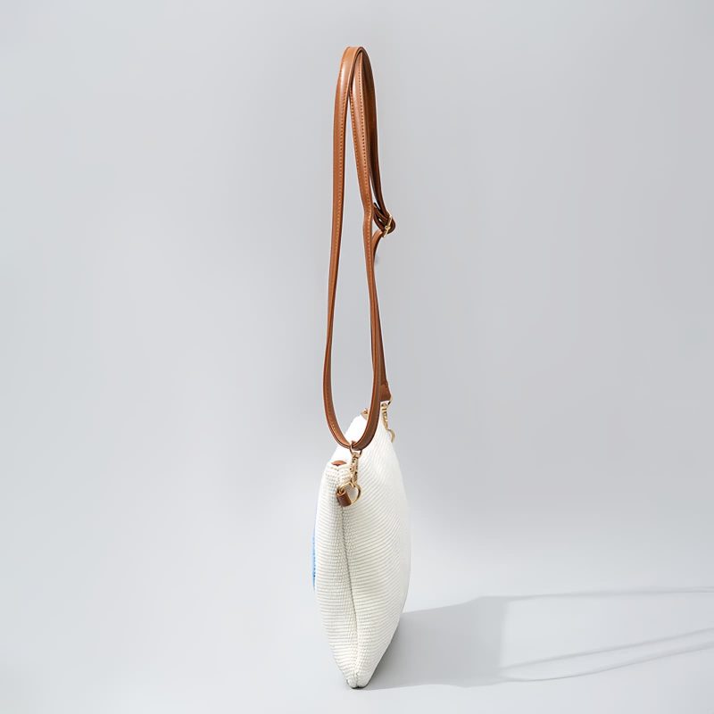 Bolso de Lona Hamsa Evil Eye Canvas Hamsa Evil Eye Crossbody Bag