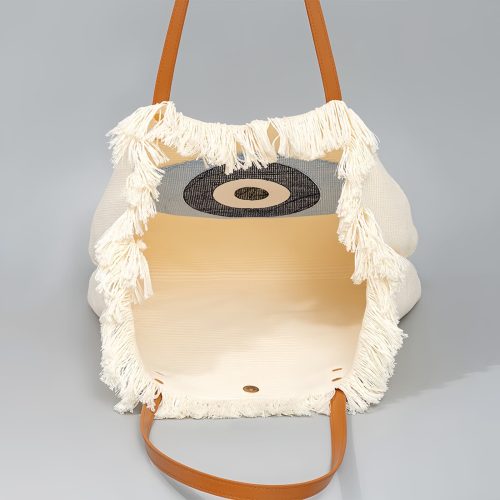 Tas Tote Kanvas Evil Eye Hamsa Tas Tote Kanvas Evil Eye Hamsa