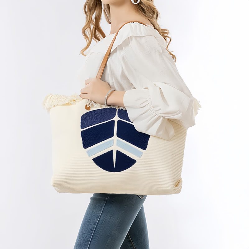 Bolso Tote de Lona con Ojo Turco y Mano de Fátima Canvas Evil Eye Hamsa Tote Bag