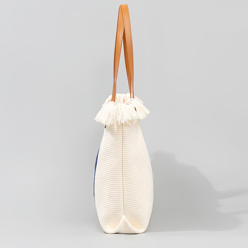 Bolso Tote de Lona con Ojo Turco y Mano de Fátima Canvas Evil Eye Hamsa Tote Bag
