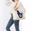 Bolso Tote de Lona con Ojo Turco y Mano de Fátima Canvas Evil Eye Hamsa Tote Bag