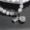Pulsera de la Fortuna con Tres Vueltas de Crisoberilo y Pixiu Chrysoberyl Pixiu Triple Wrap Wealth Bracelet