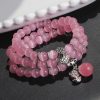 Pulsera de la Fortuna con Tres Vueltas de Crisoberilo y Pixiu Chrysoberyl Pixiu Triple Wrap Wealth Bracelet