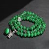 Pulsera de la Fortuna con Tres Vueltas de Crisoberilo y Pixiu Chrysoberyl Pixiu Triple Wrap Wealth Bracelet