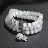 Pulsera de la Fortuna con Tres Vueltas de Crisoberilo y Pixiu Chrysoberyl Pixiu Triple Wrap Wealth Bracelet