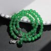 Pulsera de la Fortuna con Tres Vueltas de Crisoberilo y Pixiu Chrysoberyl Pixiu Triple Wrap Wealth Bracelet