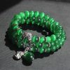 Pulsera de la Fortuna con Tres Vueltas de Crisoberilo y Pixiu Chrysoberyl Pixiu Triple Wrap Wealth Bracelet