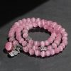 Pulsera de la Fortuna con Tres Vueltas de Crisoberilo y Pixiu Chrysoberyl Pixiu Triple Wrap Wealth Bracelet
