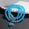 Pulsera de la Fortuna con Tres Vueltas de Crisoberilo y Pixiu Chrysoberyl Pixiu Triple Wrap Wealth Bracelet