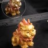 Decoración de Mascota de Té de Resina PiXiu que Cambia de Color Color Changing PiXiu Resin Tea Pet Decoration