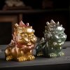 Decoración de Mascota de Té de Resina PiXiu que Cambia de Color Color Changing PiXiu Resin Tea Pet Decoration
