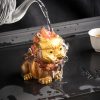 Decoración de Mascota de Té de Resina PiXiu que Cambia de Color Color Changing PiXiu Resin Tea Pet Decoration