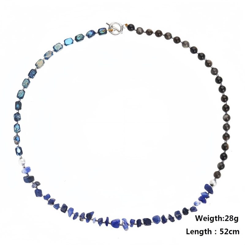 سوار المعصم المتوازن من حجر الإمبراطور والسوداليت Emperor Stone & Sodalite Balance Bracelet