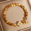 Handmade Tiger Eye Butterfly Protection Bracelet Handmade Tiger Eye Butterfly Protection Bracelet