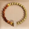 Pulsera Protectora con Ágata de Alashan y Semillas de Kuka Natural Alashan Agate Kuka Seed Protection Bracelet