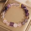 Pulsera de Sanación de Amatista Natural Natural Amethyst Healing Bracelet