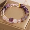 Pulsera de Sanación de Amatista Natural Natural Amethyst Healing Bracelet