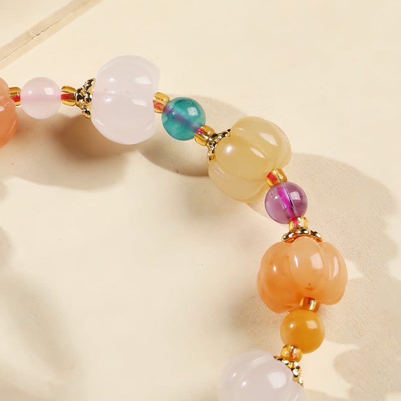 Pulseira Natural de Jato Dourado Pixiu para Riqueza Natural Golden Silk Jade Pixiu Wealth Bracelet