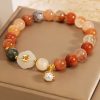 Pulsera de la Suerte con Jade Hetian Natural y Perla Natural Hetian Jade Luck Bracelet with Pearl