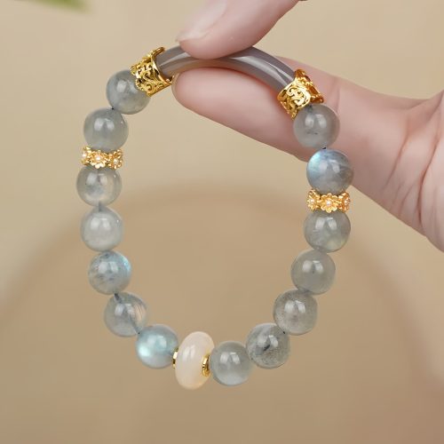 Natural Labradorite Mood Balancing Bracelet Natural Labradorite Mood Balancing Bracelet