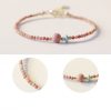 Pulsera de Energía Amorosa con Rodonita Bañada en Oro de 14K 14K Gold Plated Rhodonite Loving Energy Bracelet