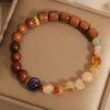 Pulsera de Protección de Sándalo, Citrino y Palo de Rosa Sandalwood Citrine Protection Bracelet