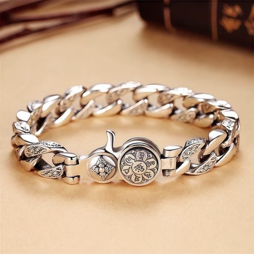 Pulsera Tibetana Om Mani Padme Hum con Doble Dorje Pulsera Tibetana Om Mani Padme Hum con Doble Dorje