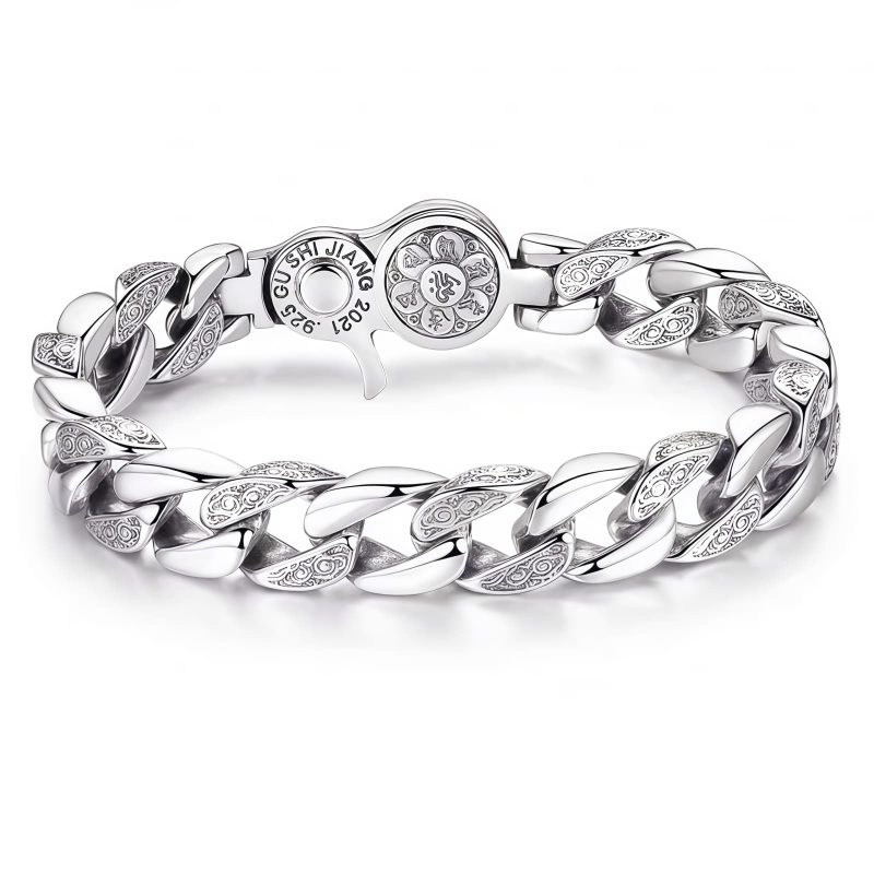 Pulseira Tibetana Om Mani Padme Hum com Duplo Vajra Tibet Om Mani Padme Hum Double Dorje Bracelet