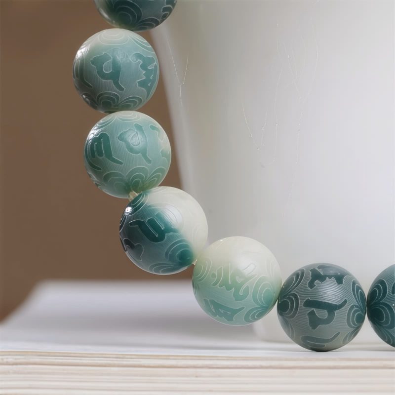 Pulseira Tibetana de Sementes de Bodhi "Om Mani Padme Hum" Tibetan Bodhi Seed Om Mani Padme Hum Bracelet