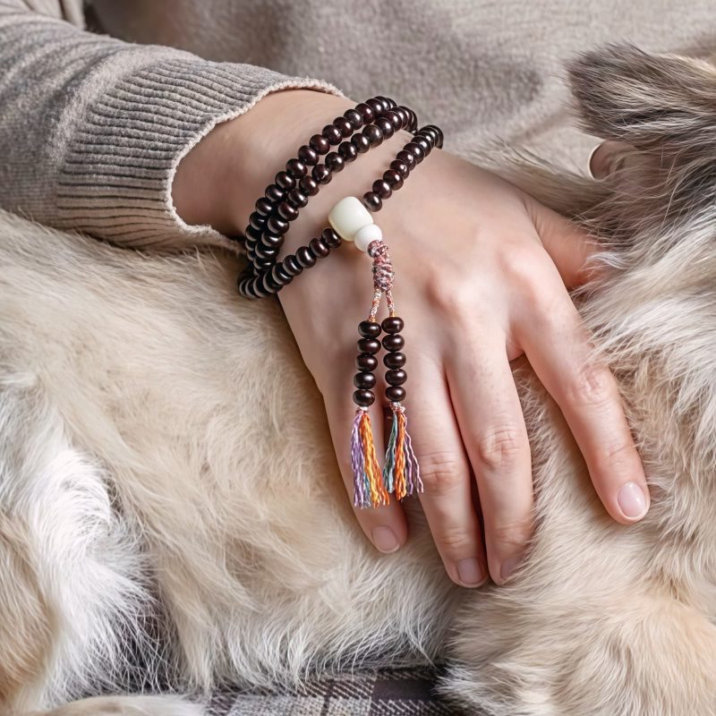 Pulsera Tibetana de Paz con Semillas de Bodhi Tibetan Bodhi Seed Peace Bracelet
