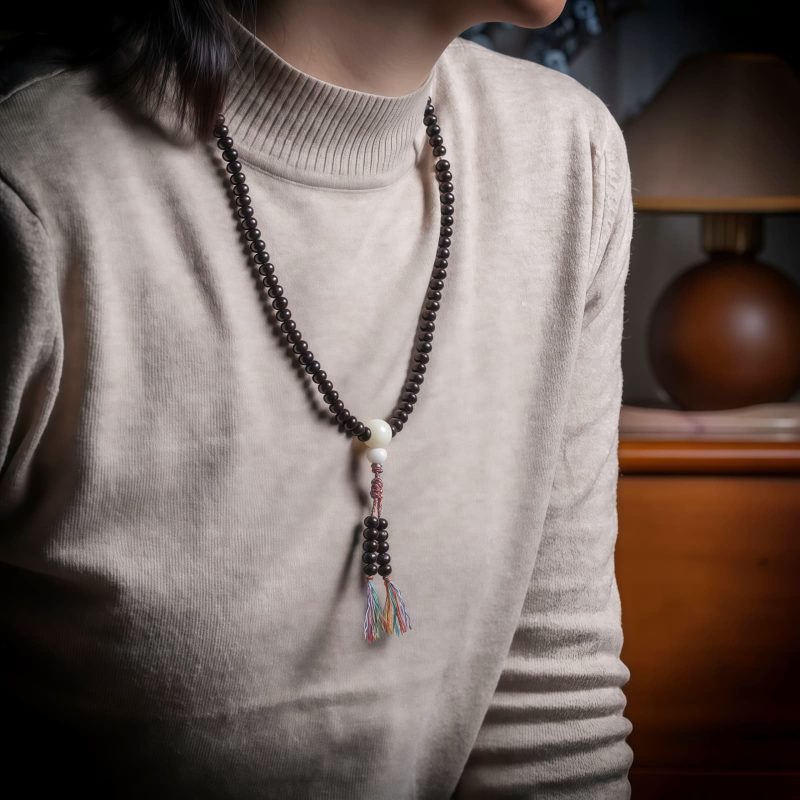 Pulsera Tibetana de Paz con Semillas de Bodhi Tibetan Bodhi Seed Peace Bracelet