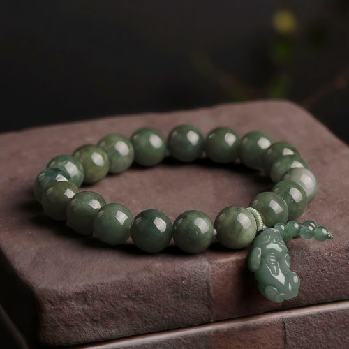 Pulsera de Riqueza PiXiu de Jade Tibetano Pulsera de Riqueza PiXiu de Jade Tibetano