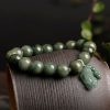 Pulsera de Riqueza PiXiu de Jade Tibetano Tibetan Jade PiXiu Wealth Bracelet