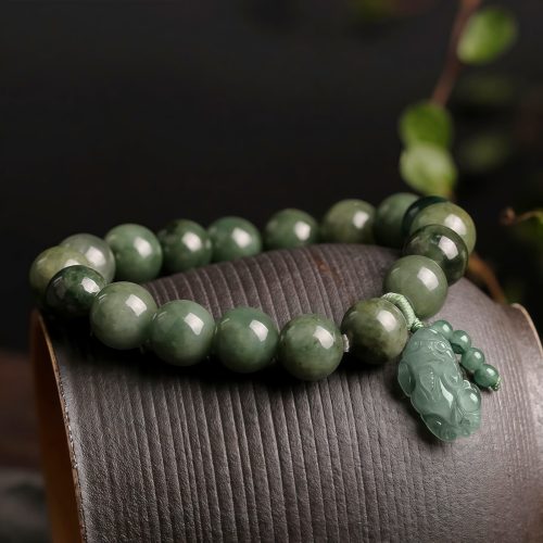 Pulsera de Riqueza PiXiu de Jade Tibetano Pulsera de Riqueza PiXiu de Jade Tibetano