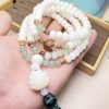 Pulsera de Protección con Semillas de Bodhi Blancas White Bodhi Seed Protection Bracelet