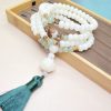 Pulsera de Protección con Semillas de Bodhi Blancas White Bodhi Seed Protection Bracelet